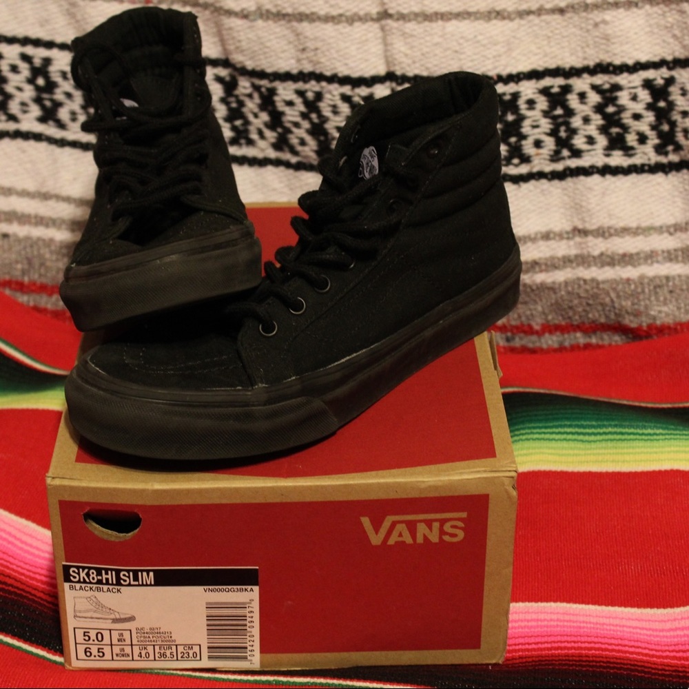 Vans Sk8-Hi Slim Black/Black